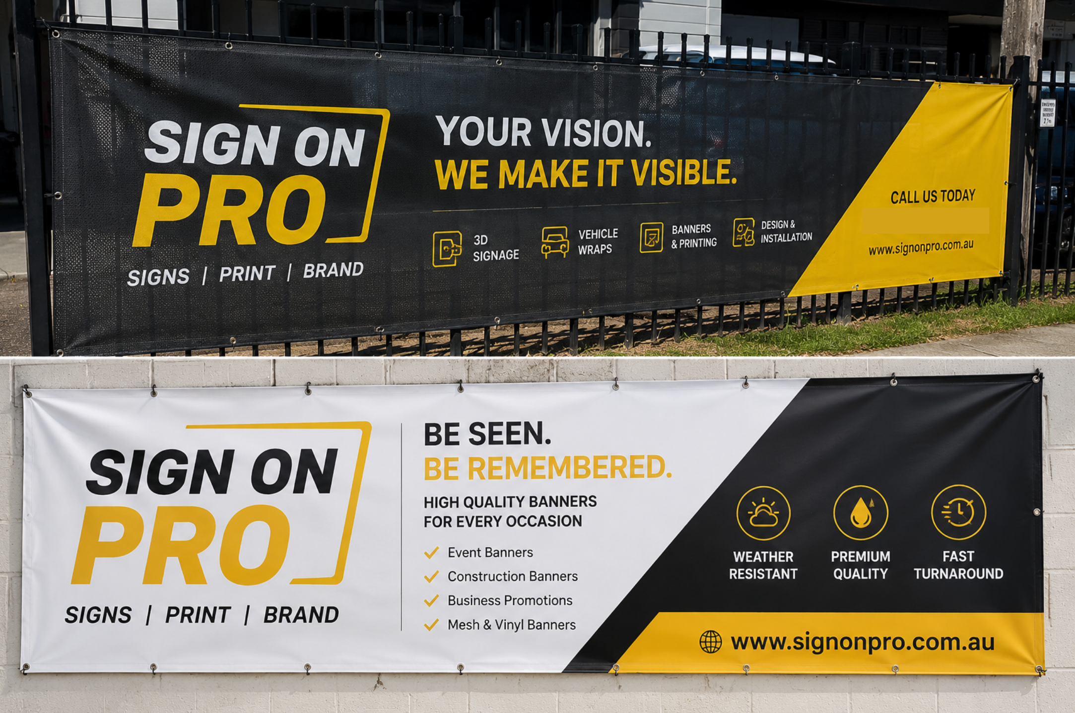 Mesh/Vinyl Banner